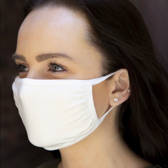 Face Mask Solid personalized white new - Picture 3 of 6